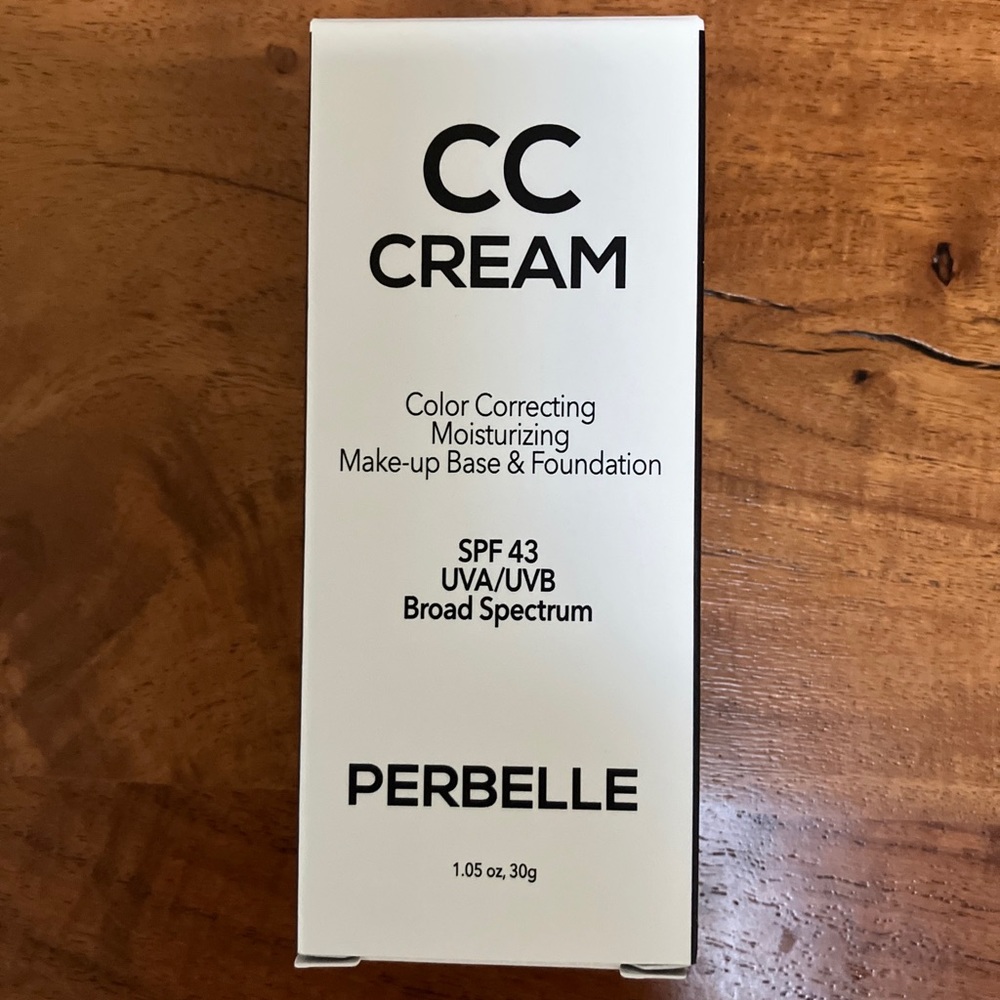 PERBELLE COSMETICS SKIN TONE ADJUSTING CC CREAM EXP 2024